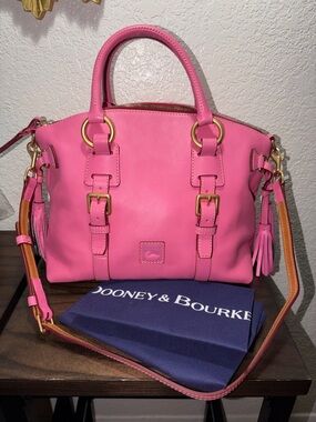 Dooney & Bourke Pink Florentine Bristol Satchel